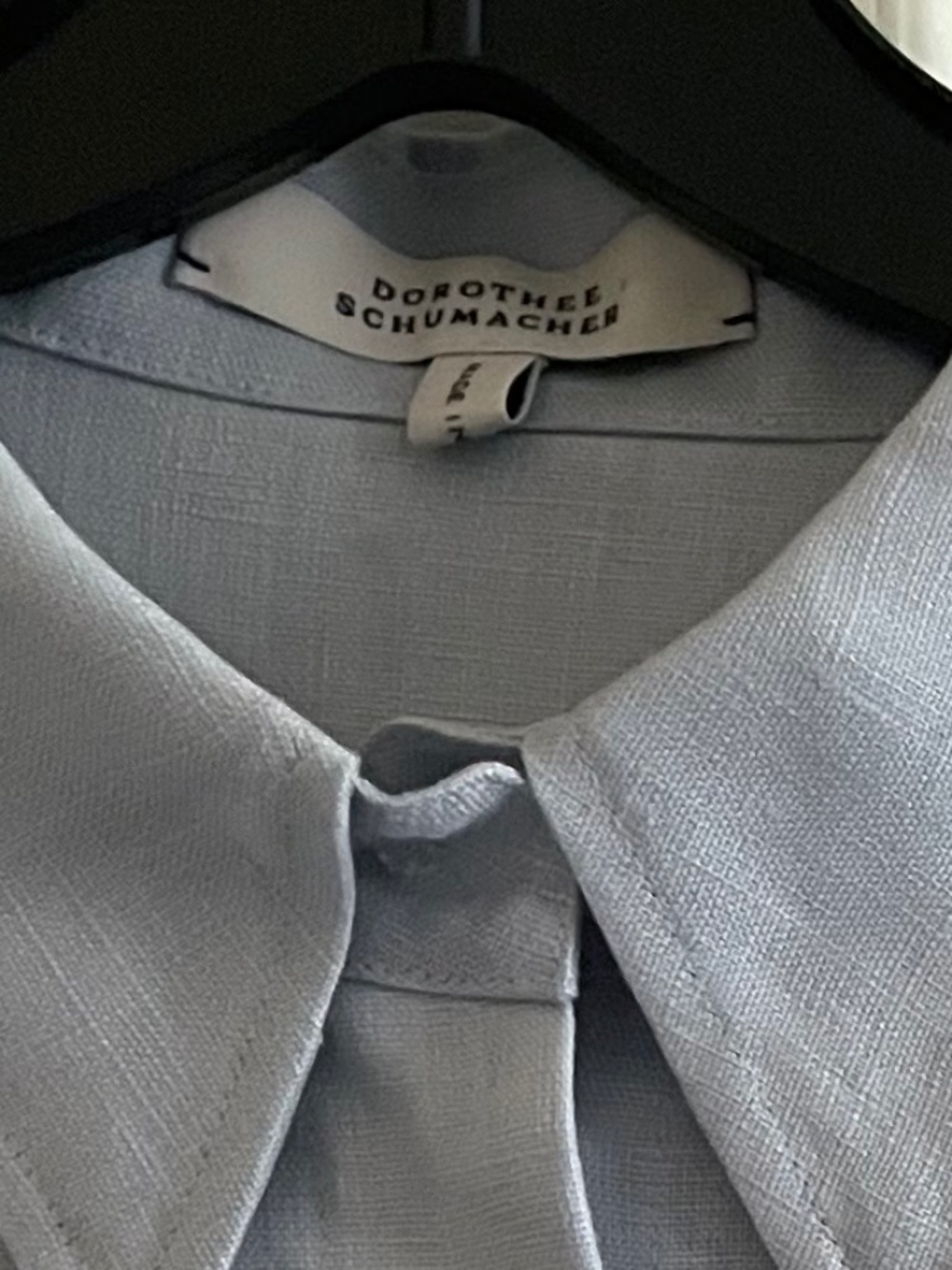 Dorothee Schumacher Intricately Embroidered 100% Linen Beauty Button Down Shirt - Picture 3 of 15